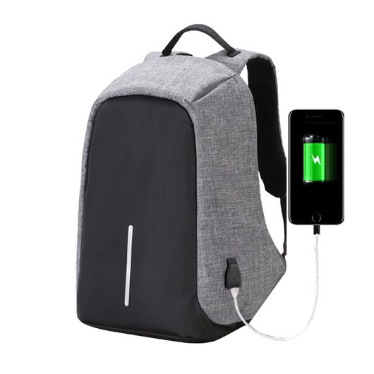 Securepackâ„¢ Best Anti-Theft USB Charging Travel Backpack Gray