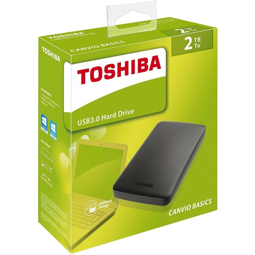 Toshiba 2TB (2000GB) USB 3.0 External Hard Drive