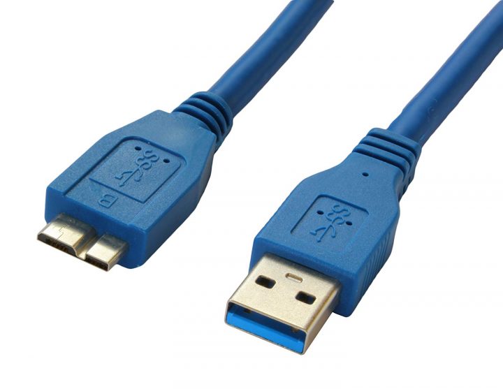 USB 3.0 Hard Disk Cable - Blue