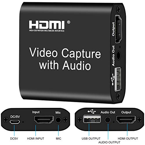 4k HDMI Capture Device with Loop Out, HD 1080P 60FPS for Live Streaming Device in Nairobi Kenya
