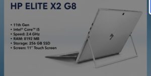 HP Elite x2 G8 i5 Touchscreen Laptop 8GB RAM 256GB SSD