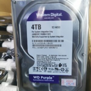 4TB SURVEILLANCE HARDISK.WESTERN DIGITAL