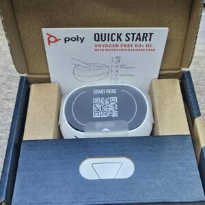POLY VOYAGER FREE 60+ UC CARBON EARBUDS(NOICE CANCELLATION)