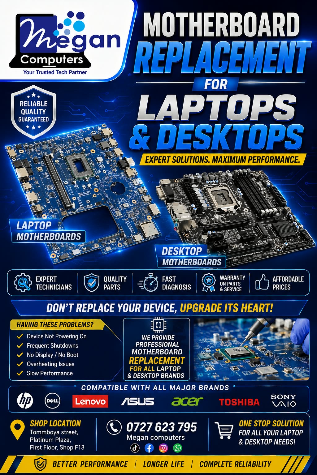 COMPUTER SERVICING AND REPAIRS SERVICES